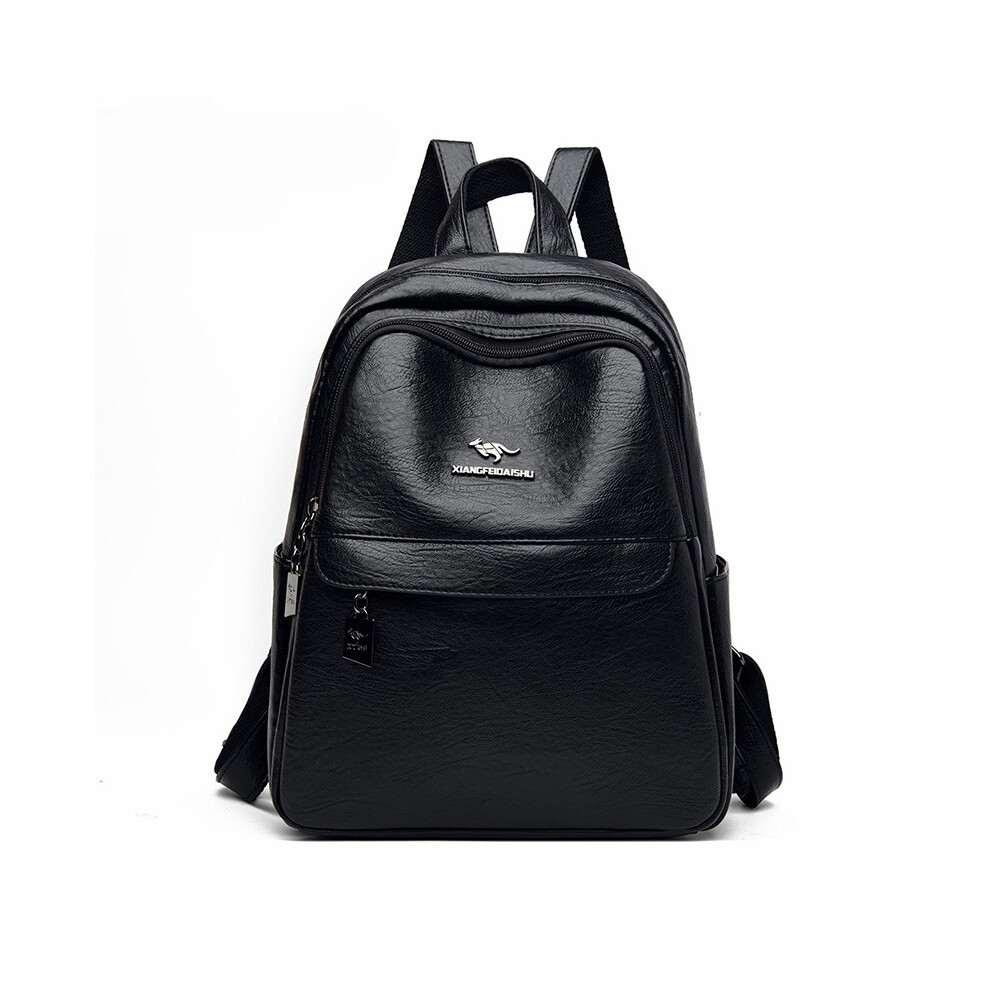 Soft PU Leather Backpack Women Anti-theft Travel Backpack High Capacity School Bags for Teenage Girls Shoulder Bags-image-OPC-PBWTFSV-NEW