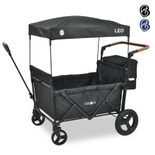 FableKids LEO X4Plus with roof foldable trolley Onyx Black