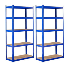 AREBOS Set of 2 Heavy Duty Shelving Cellar Shelving Boltless Shelving Storage Shelving Workshop Shelving 180 x 90 x 40 cm