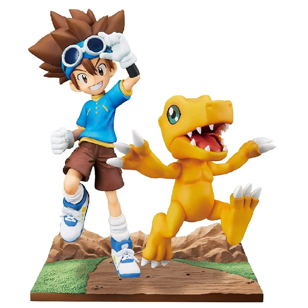 Bandai Banpresto DXF Digimon Adventure Archives Figurines Taichi & Agumon