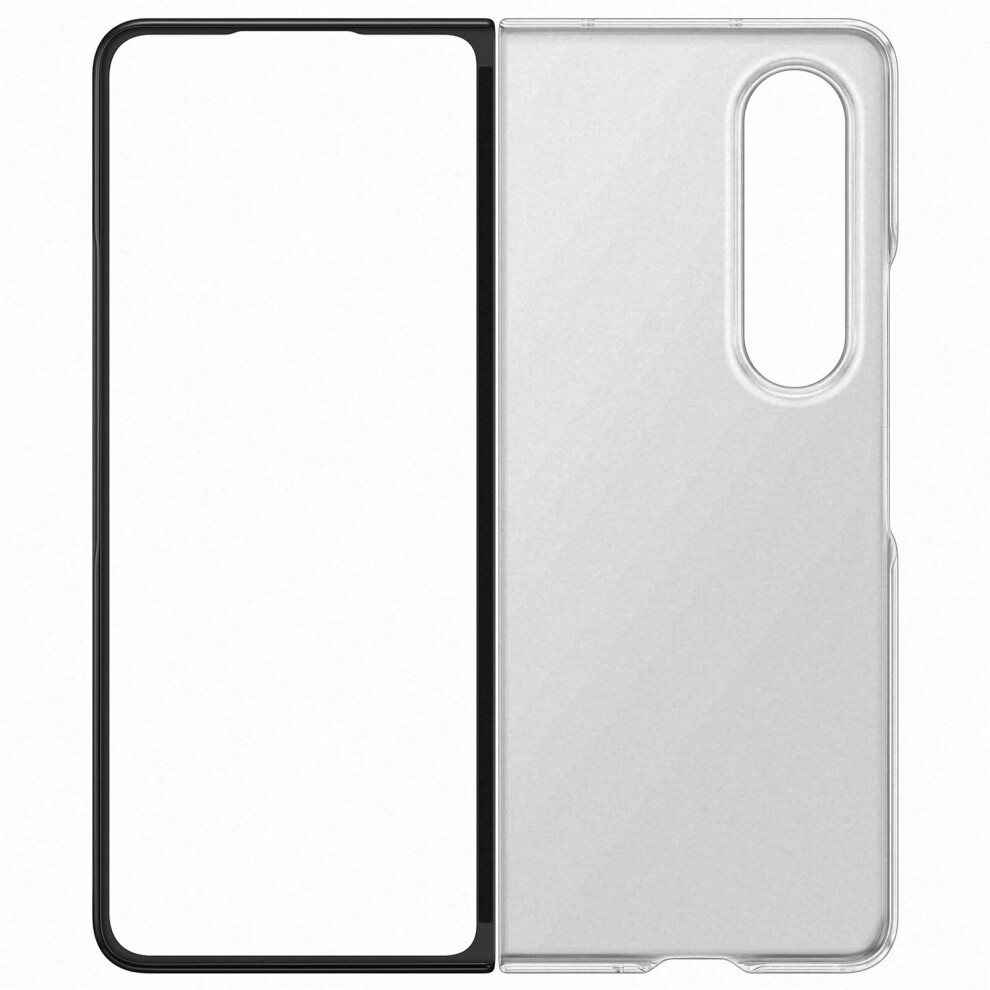 Silicone Case for Galaxy Z Fold 4 Anti-Yellowing Clear Transparent