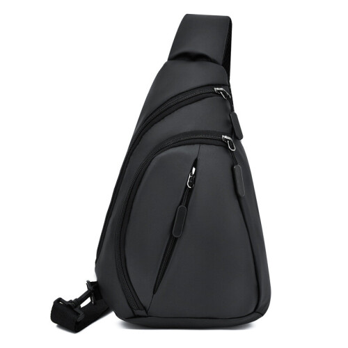 Men One Shoulder Backpack Women Sling Bags Crossbody USB Boys Cycling Sports Travel Versatile Bag Student School Drop