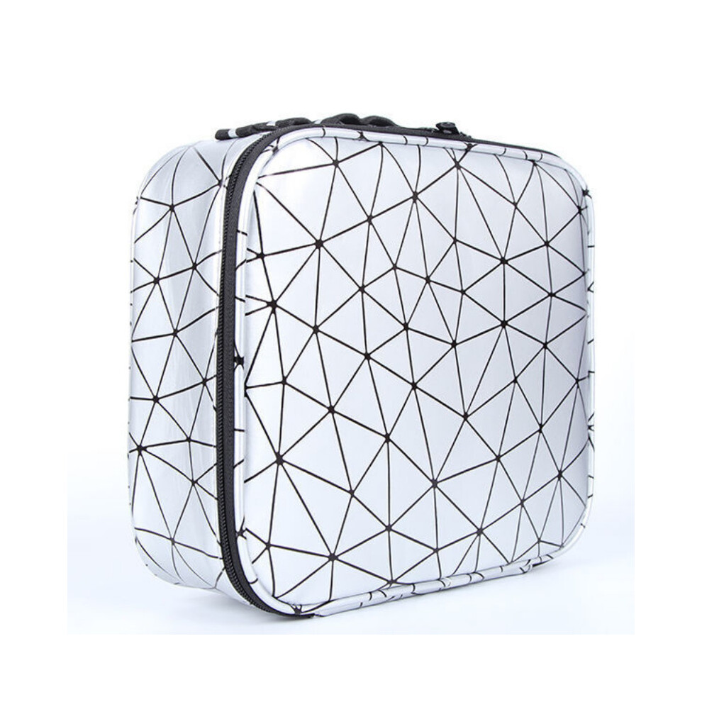 Cosmetic Bag Portable Ins Portable High-capacity Multilayer Professional Cosmetic Bag Leather Students E672