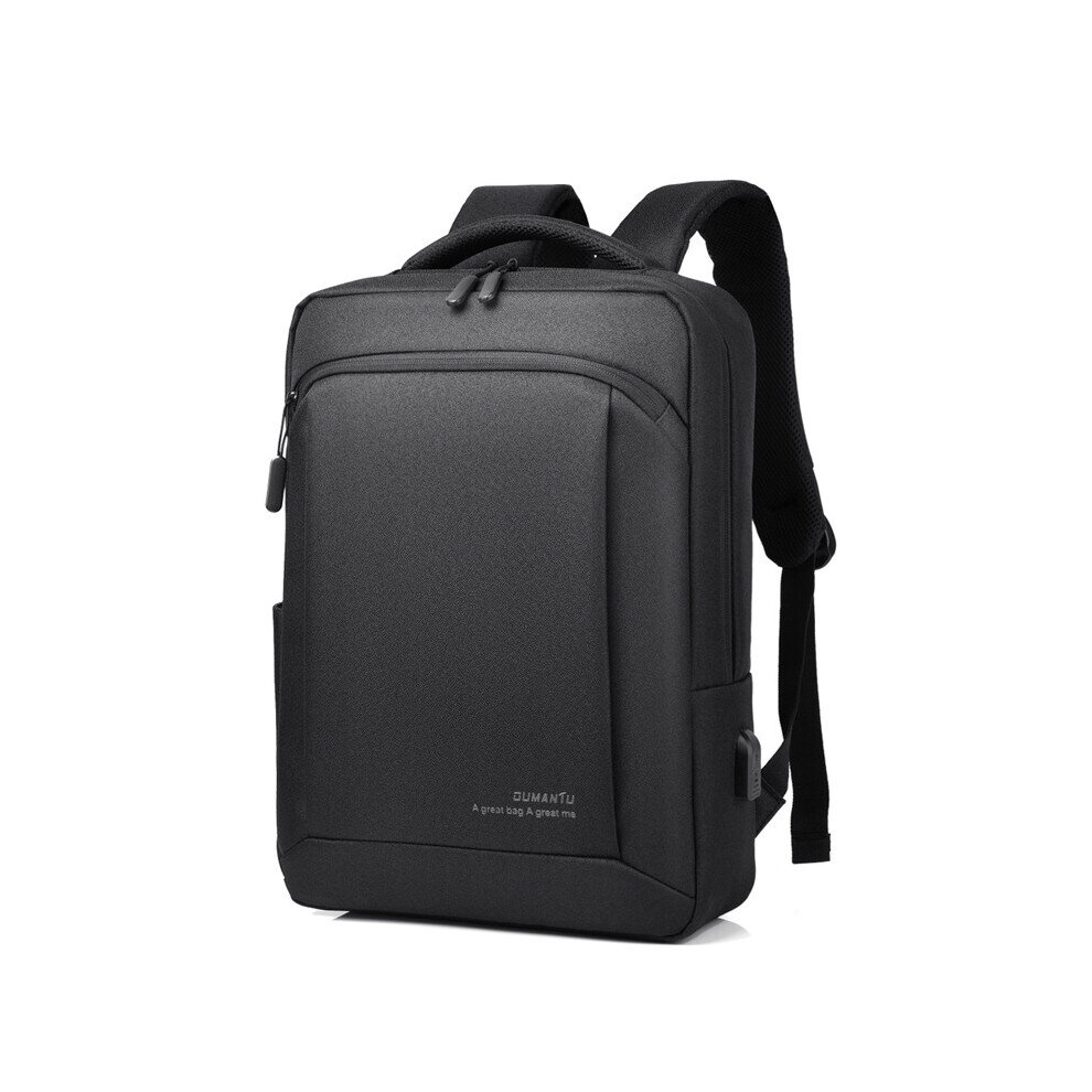Laptop Backpack Men Business 15.6 Inch Waterprof Usb Backpacks Bag Back Pack Boy Shool Big Daypack Male Rucksack Mochila Black 885655995570