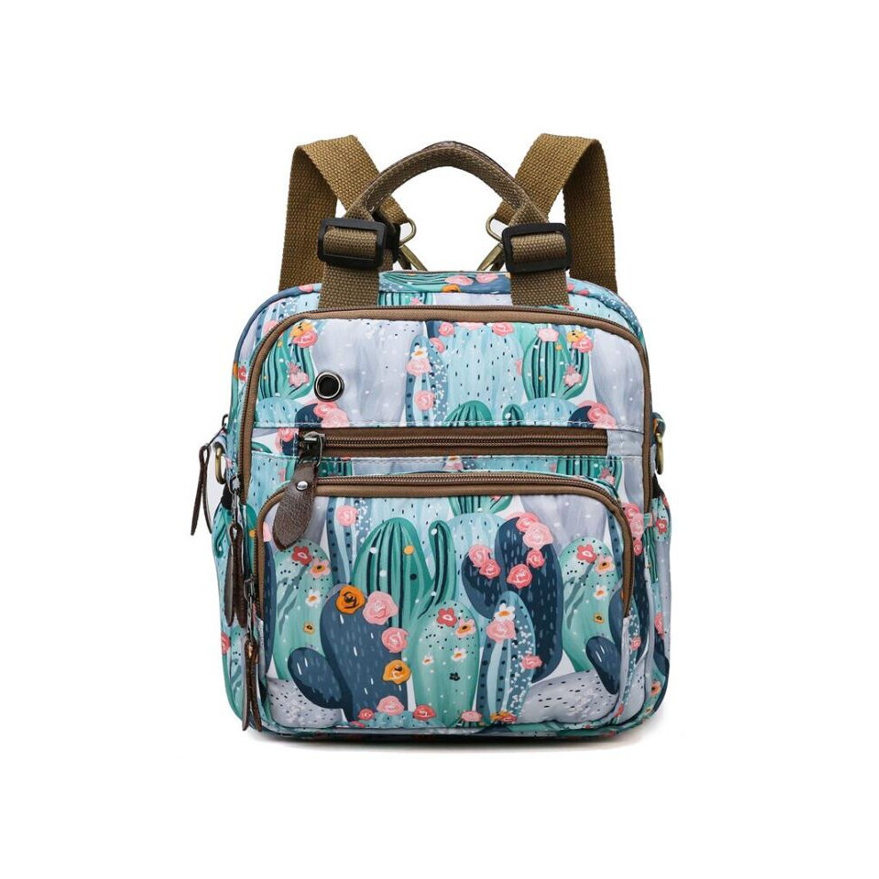 Large Baby diaper bag backpack waterproof flowers printing Handbag Mochila leather nappy bag tote Travel mommy mini bag wetbag