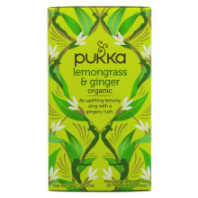 Pukka Lemongrass and Ginger 20 bags ( pack of 4 )