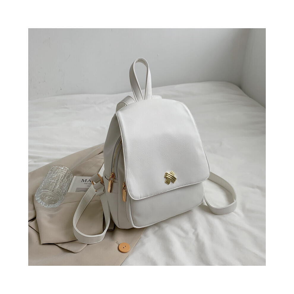 Solid Women Backpacks Female Casual Travel Backpack Ladies Bagpack Female School Back Pack Preppy Style Backpack for Girls Small-image-OPC-PBWTXCR-NEW