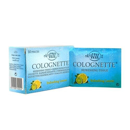 4711 10 Pcs Colognette Tissues ? Citrus