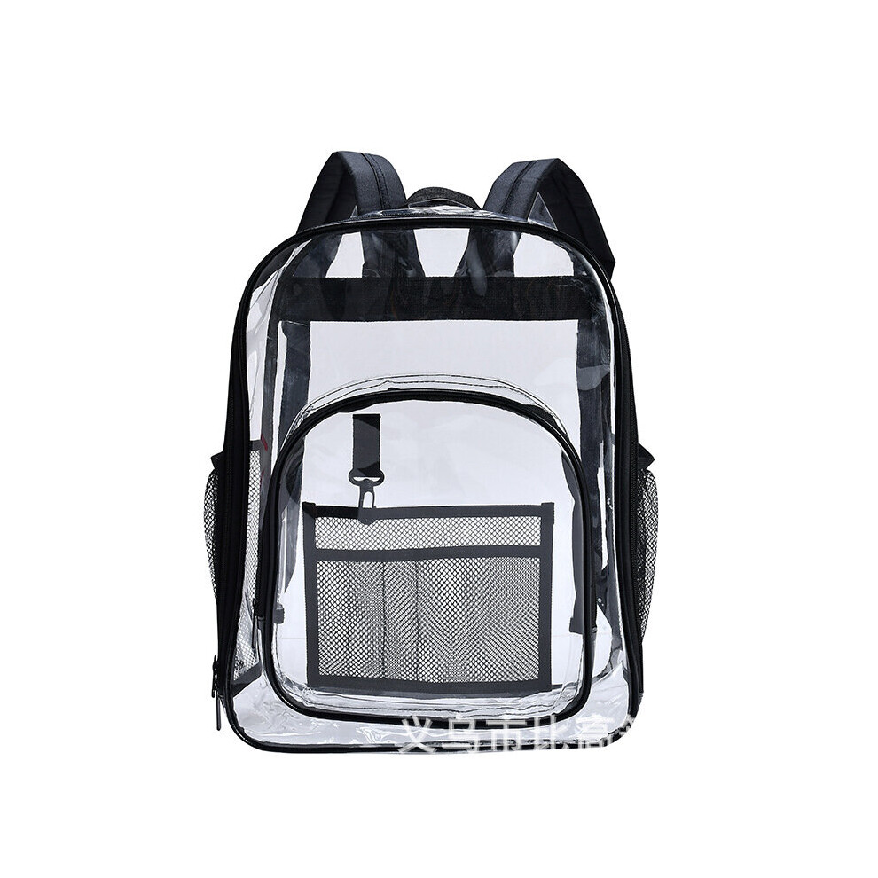 Transparent backpack male middle school bag student bags girl transparent campus bag anti-terrorism visualization backpack.-image-OPC-PBWTTKV-NEW