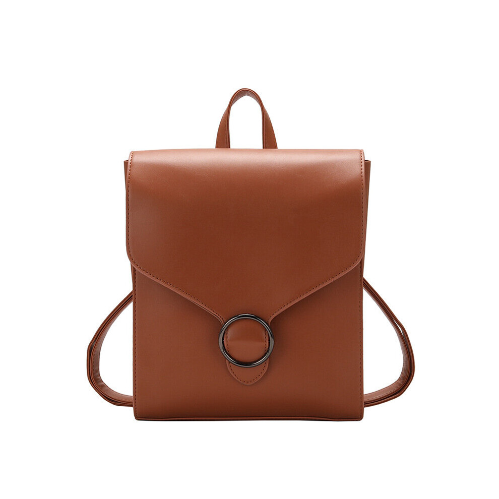 Vintage Female Backpack Pu Leather Womens Backpack School Bag for Girls Leisure travel Bag mochila Daypack lady Shoulder Bags-image-OPC-PBWTZKY-NEW