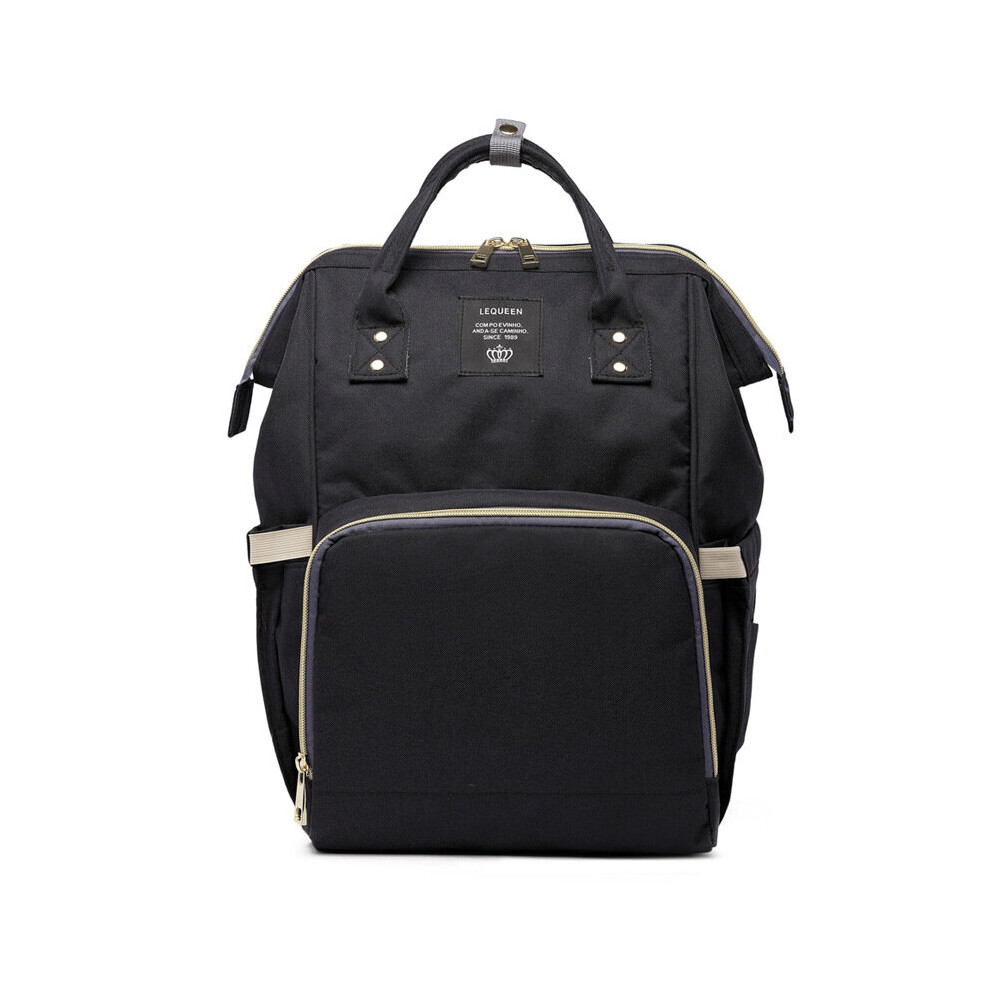 Lequeen Female Backpack For Women Diaper Bag Mummy Maternity Baby Nappy Bag Travel Backpack Multi-Pocket Mummy Backpack Multicoloured