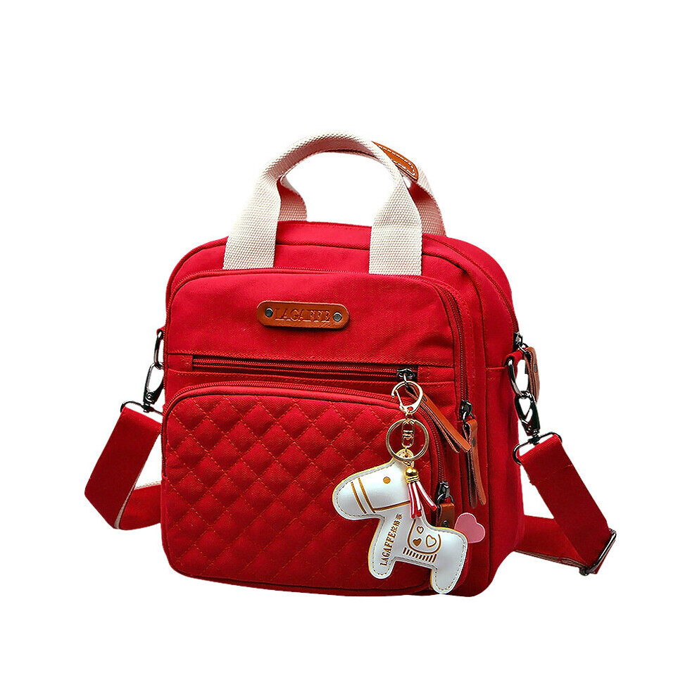 High Level Canvas Colorful Mommy Diaper Bag Baby Nappy Bags Maternity Mommy Women Backpack/Handbag/Messenger Three-In-One Bag