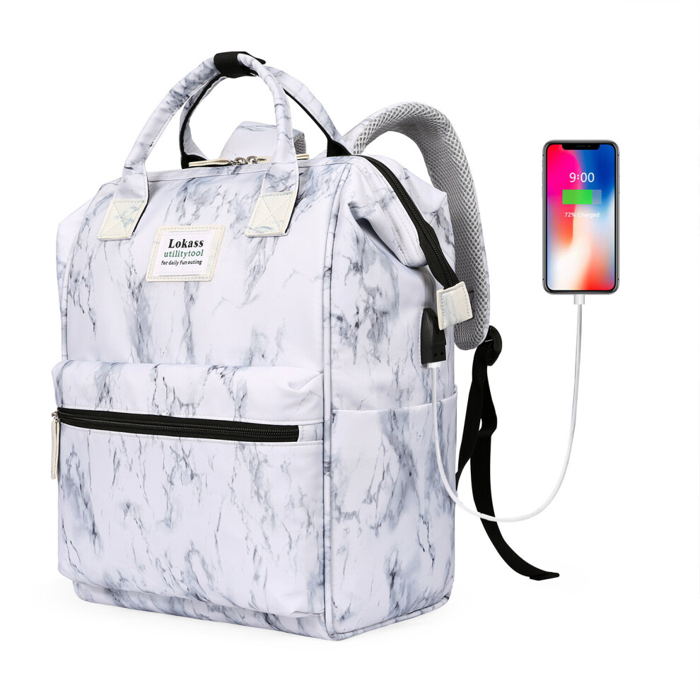 15.6 Inch Laptop Backpack Usb Charging Multifunctional Waterproof Business Bag Anti-Theft Daypack Mochila Schoolbag Multicoloured 885662101285