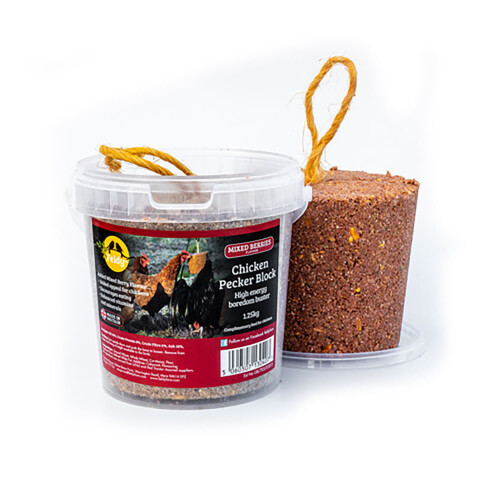 (Mixed Berries ) Feldy Chicken Block Pecker 1.25kg Various Flavours