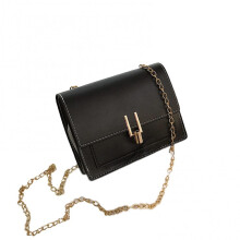 Women Faux Leather Flip Cover Square Crossbody Shoulder Bag Phone Pouch