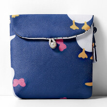 Tile for Wallet Sanitary Napkin Storage Bag Menstrual Cup Pouch Portable Sanitary Men Wallet with Zipper inside with Chain