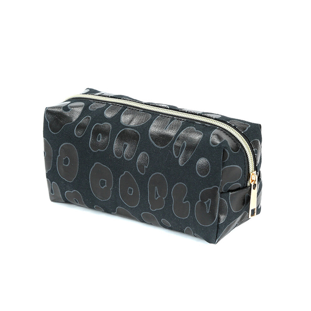 Glossy Leopard Print Cosmetic Bag Portable Leopard Print Cosmetic Bag Storage Bag Cosmetic Bag Handbag Cosmetics
