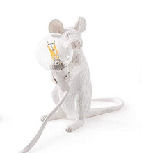 Lamps, Wall Lamp, Mouse Shape Resin Desk Light, Reading Night Lamp, Bedroom Bedside Wall Light, Stand Light Home Decor White Table lamp
