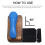 Goodn Practical Floating Magnetic Brush Aquarium Fish Tank Glass Algae Scraper Cleaner Tool Aquarium Magnetic Cleaner Magnets Brush(L) 4