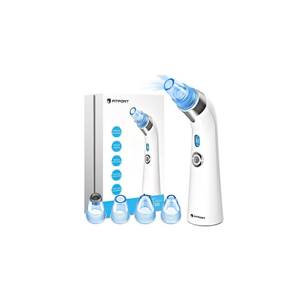 Ifsecond Blue Blackhead Remover Vacuum - Pore Cleaner Usb Rechargeable Acne Comedone Extractor Tool Machine (Blue)