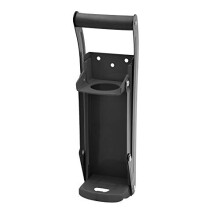 Can Crusher, 16oz and 12oz Smasher Steel Rubber Handle Plastic Bottle Recycling Tool, Approx 24.7 X 8.7cm, with Opener (Black)