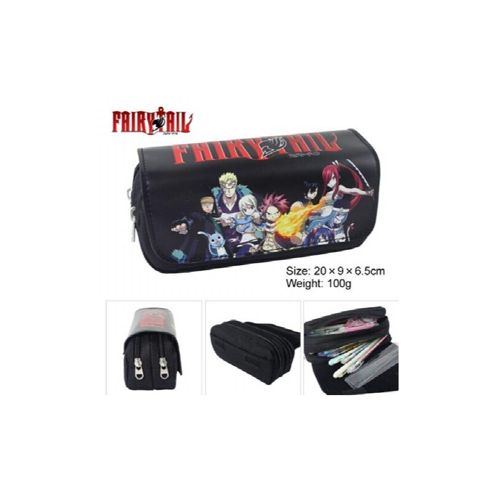 Multicoloured Fairy Tail Makeup Cosmetic Brush Travel Bag Case Pen Pencil Pouch Purse Anime
