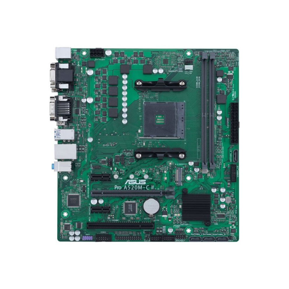 Asus Pro A520m-C Ii/Csm - Motherboard - Micro Atx - Socket Am4 - Amd A520
