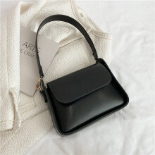 Small Flap Shoulder Bags for Women Solid Pu Leather Handbag Clutch Lady Crossbody Purse Messenger Bag