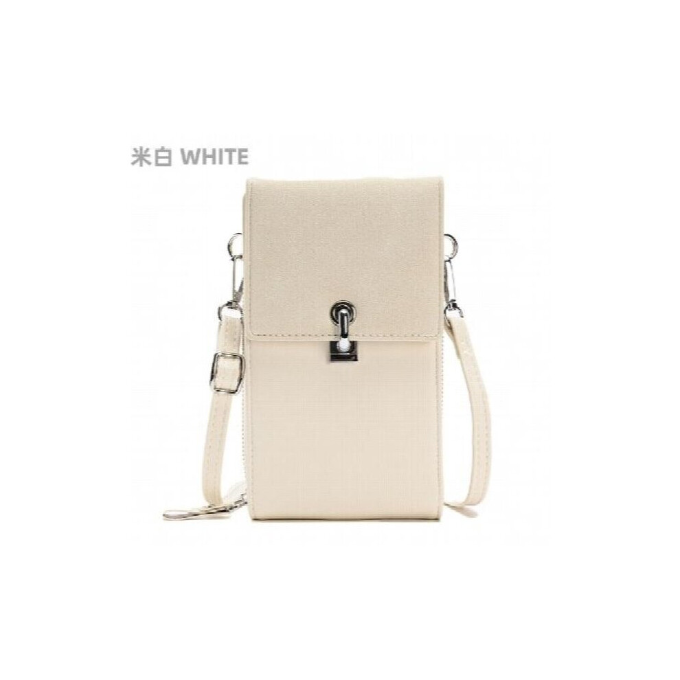 Women's Brown Solid Mobile Phone Bag Pu Wallet