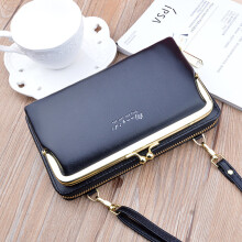mobile phone bag womens zipper shoulder bag large change key wallet soft leather messenger bags