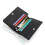 First layer leather cardholder folded wallet purse 2
