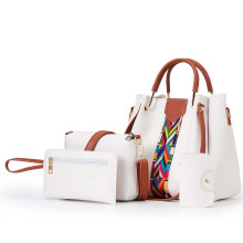 Four-piece Shoulder Bags Messenger Wallets for Woman Handbag Ladies Purse Leather Durable Retro Shoulder Bag