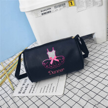 Hot PU Waterproof Kids Girls Leather Dance Shoes Bag