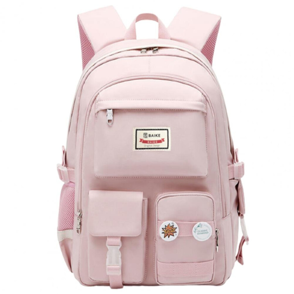 Portable Smooth Zipper Backpack School Bag School Bag Lovely Storage-image-OPC-PBWW98F-NEW