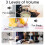 Magnetic Digital Kitchen Timer Electronic Countdown Time Counter Alarm Clock Mechanical Timer for Cooking Study Stopwatch 4