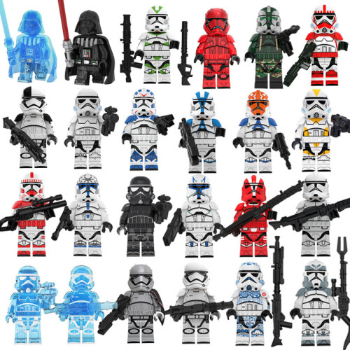 (Style D 24PCS) Star Wars Minifigures Children's building block set