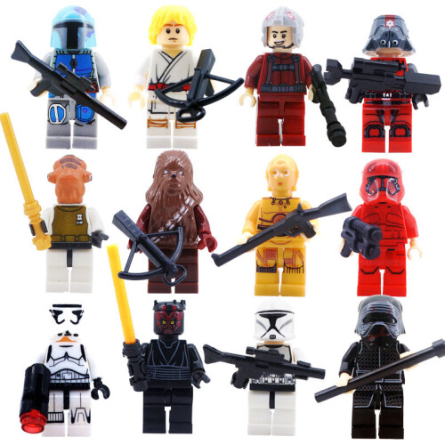 (Style D 24PCS) Star Wars Minifigures Children's building block set 2