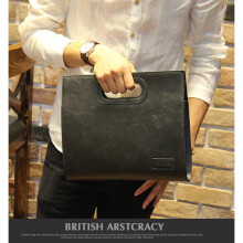 Mens Business Office Bags Vintage Briefcases Handbag Maletines Crazy Horse Leather IPad Mens Bags Bolsas Male Bag for Men