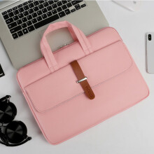 Briefcase Pu Waterproof Scratch-resistant Laptop Briefcase 13 -15.6 inch Notebook Shoulder Bag Carry Case women and men