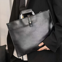 Mens bag waterproof leather briefcases Business File bag Large capacity Men handbag multifunctional Shoulder Bag male