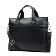 Mens Business office Briefcase PU Leather Handbag male Computer Laptop bag Large Solid Messenger Bag Casual man Tote