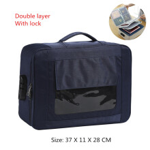 Multifunctional Document Storage Bag Mens Womens Briefcase Id Package Passport Handbags Office Business Pouch Accessories Item