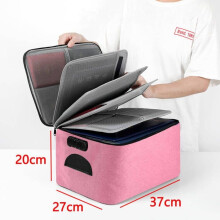 Multifunction Briefcase School Material Organize Case Travel High Capacity Document Arrange Bag Business Trip Filing Storage