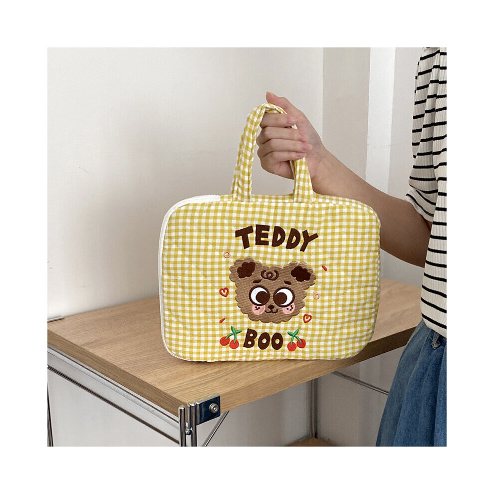 Bentoy Bear Laptop Bag Tablet Sleeve 11Inch Portable Zipper Case For Macbook Air Ipad Pro 9.7 10.2 10.5 11Inch Notebook Bag Multicoloured 885662882160