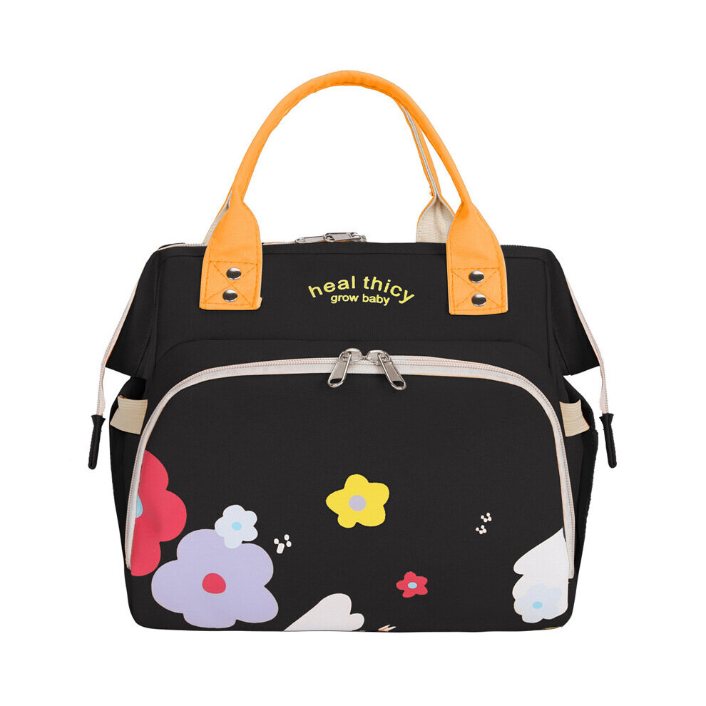 Multifunctional Baby Diaper Bag Caddy Organizer Reusable Waterproof Wet/Dry Cloth Bag Mummy Storagetravel Nappy Bag Multicoloured