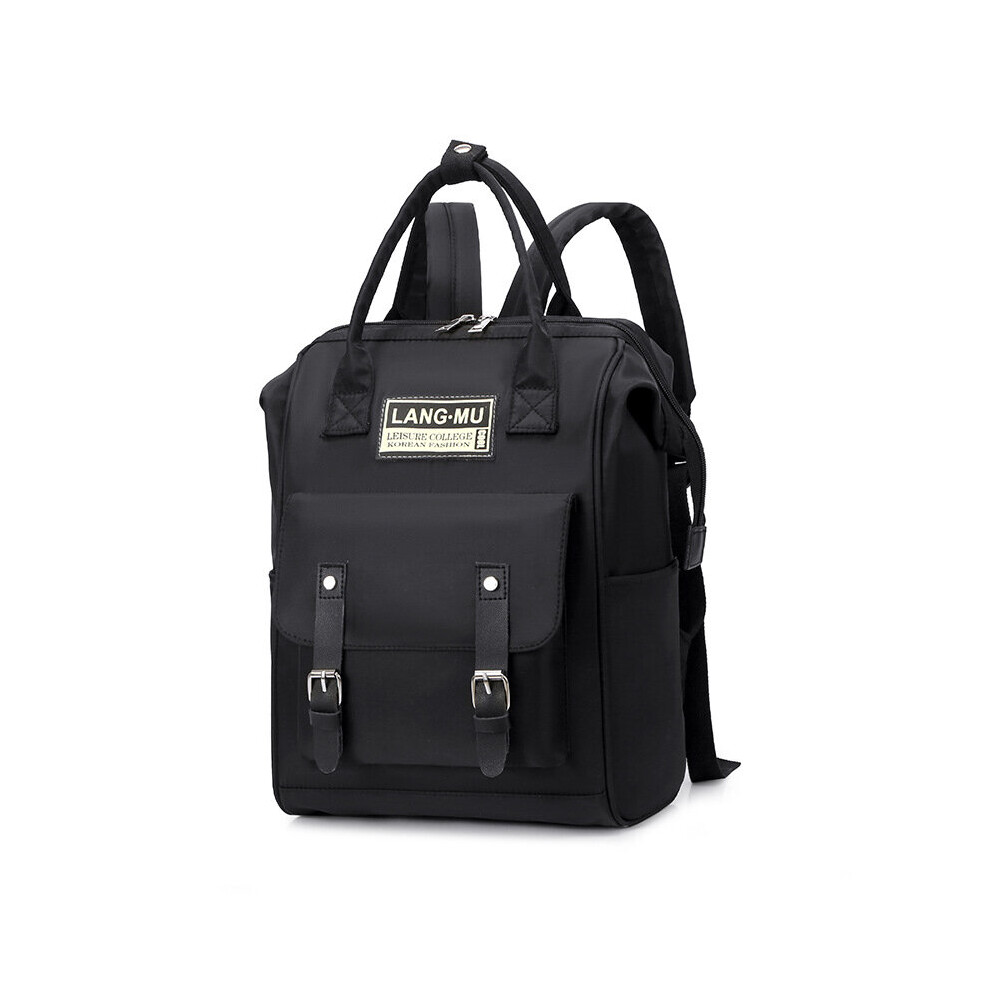 Baby Nappy Bag Mummy Bag Backpack Waterproof Storage Handbag Outdoor Travel Mommy Maternity Bag For Baby Diaper Bag Black