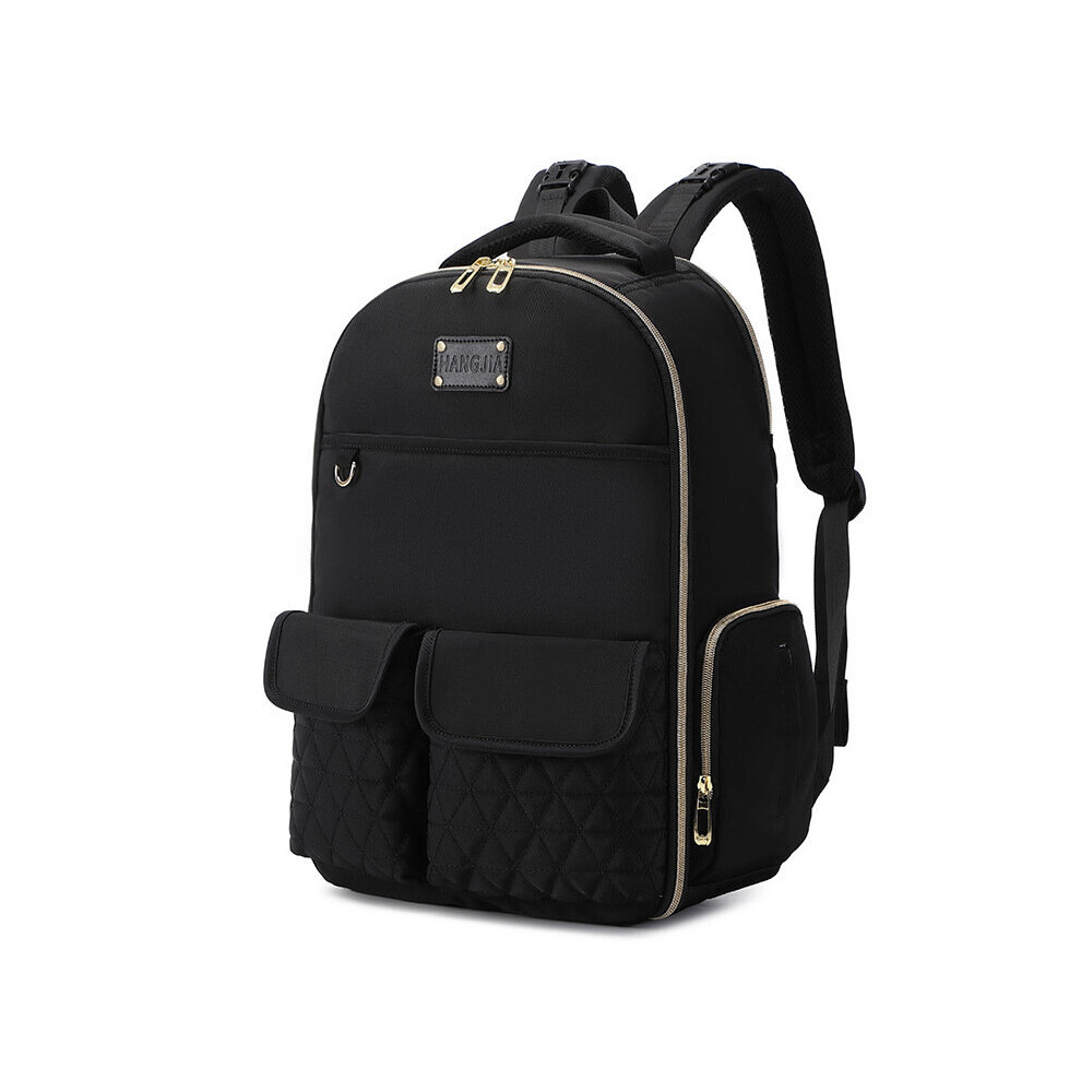 Mommy Diaper Bags Mother Large Capacity Travel Nappy Backpacks Convenient Baby Nursing Bags Baby Stroller Bag Black