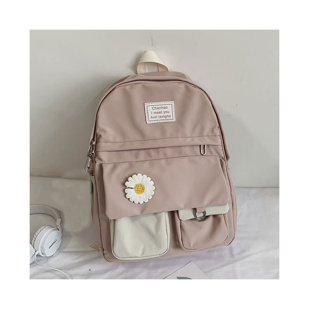 Japanese Style College Student Ladies Backpack Harajuku Flower School Bags Large Capacity Nylon Womens Backpacks-image-OPC-PBWWQ6R-NEW