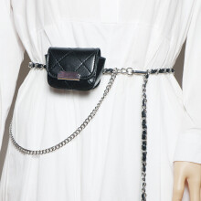 Decorative Chain Belt Bag Accessories Waist Bag Womens Detachable Mini Small Waist Packs ZM1380