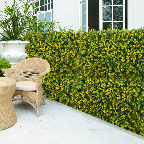 Living And Home Fake Eucalyptus Wall Panel Wall Fence Screen Barrier